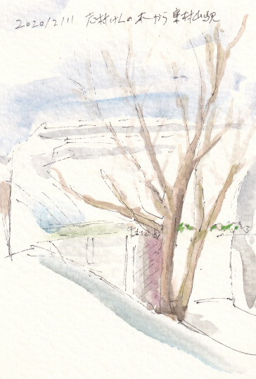 志村けんの木から東村山駅